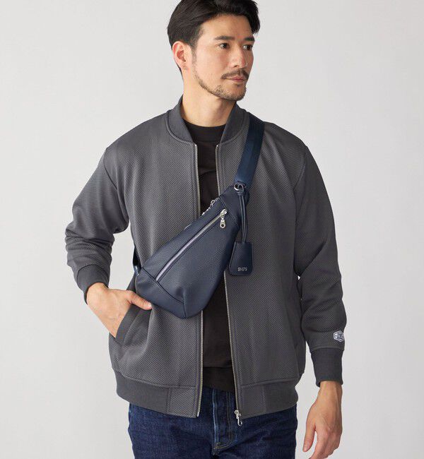 SHIPS「【WEB限定】SHIPS: 合成皮革 ティアーズルック ワンショルダー バッグ」|ショルダー・メッセンジャー|