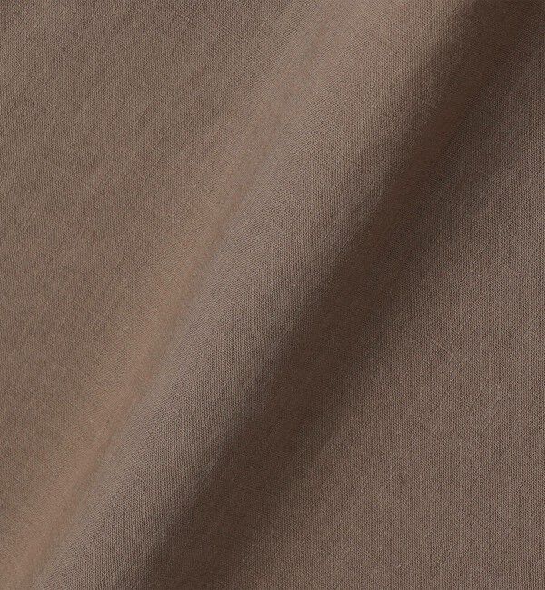 SHIPS「SHIPS: ウォッシュド リネン バンドカラー ソリッド シャツ」|シャツ・ブラウス|