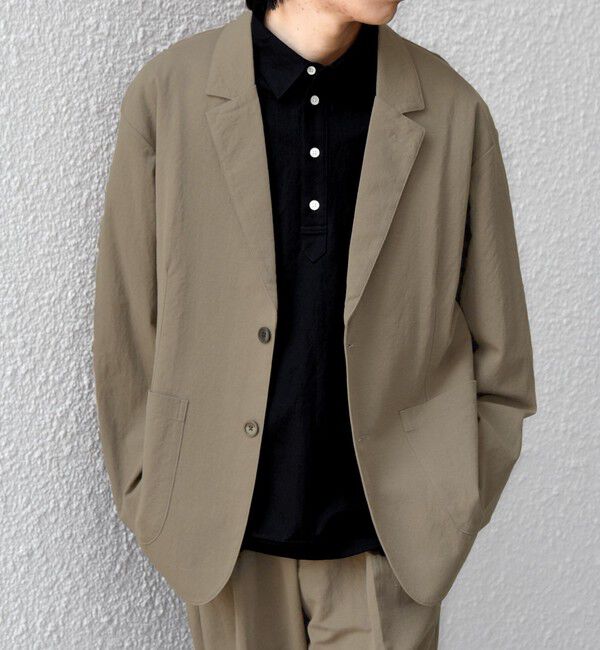 SHIPS any「SHIPS any:360&deg; THE CIRCLE STRETCH リネン混 ジャケット 26SS◆」|テーラードジャケット|