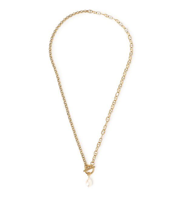 SHIPS for women「ステンレス ミックス チェーン ネックレス」|ネックレス|