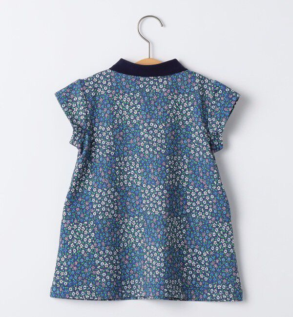 SHIPS KIDS「SHIPS KIDS:80～90cm / フラワー ポロシャツ ワンピース」|ワンピース|