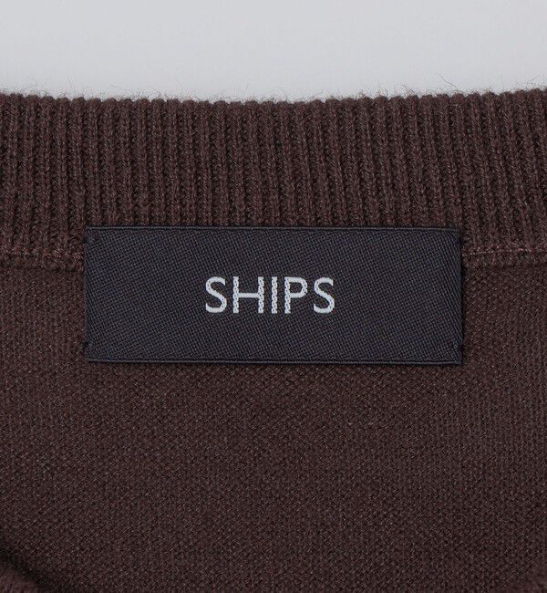 SHIPS「SHIPS:〈接触冷感/ 手洗い可能〉ラミー ニット Tシャツ」|ニット・セーター|