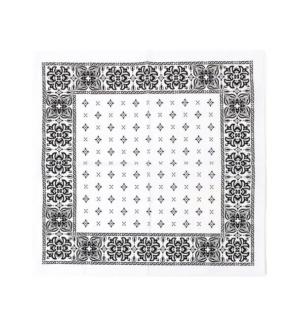 TOMORROWLAND GOODS「TOMORROWLAND コットン バンダナ」|その他|12 ホワイト系