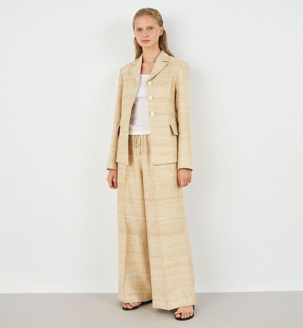 DES PRES「シルクリネンドビー コンパクトジャケット」|テーラードジャケット|