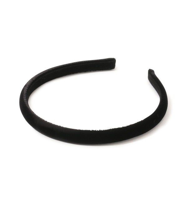 TOMORROWLAND GOODS「ALEXANDRE DE PARIS ベロアカチューシャ」|カチューシャ|19 ブラック