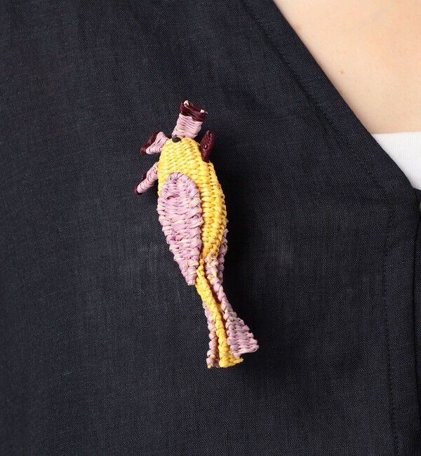 TOMORROWLAND GOODS「Mercedes Salazar Yellow Bird ピンブローチ」|ブローチ・コサージュ|