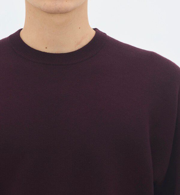 CABaN「コットンカシミヤ クルーネックプルオーバー」|ニット・セーター|