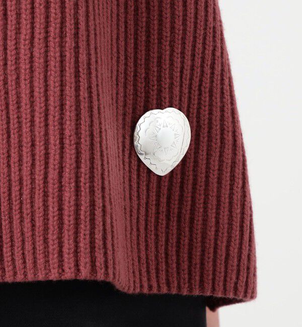 TOMORROWLAND GOODS「ADRAR Heart シルバー ブローチピン」|ブローチ・コサージュ|