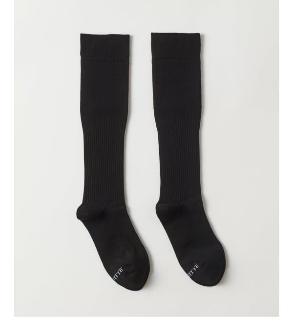 EMILYWEEK「【UNQUITTE/アンキュイット】elitude socks（着圧ソックス）」|ソックス|ブラック