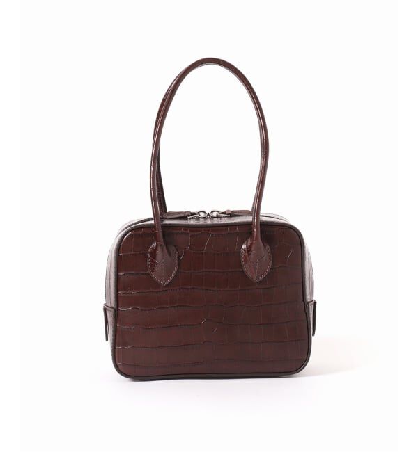 VERMEIL par iena「MAISON CANAU メゾン カナウ ボックスボストンS 別注ロングハンドル MCLH3DB2」|ボストンバッグ|