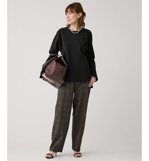 VERMEIL par iena「ダブルクロスストレッチ T-ブラウス」|シャツ・ブラウス|