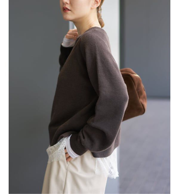 IENA「《追加》レースヘムキャミソール」|シャツ・ブラウス|