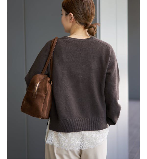 IENA「《追加》レースヘムキャミソール」|シャツ・ブラウス|