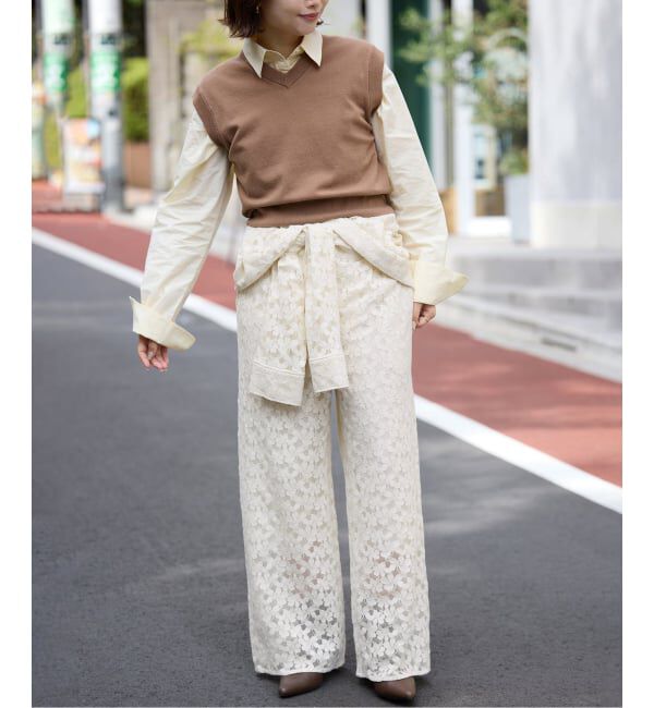 SLOBE IENA「レースオールインワン」|オールインワン|