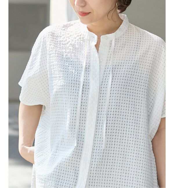 JOURNAL STANDARD「《追加2》シアーチェックポンチョブラウス」|シャツ・ブラウス|