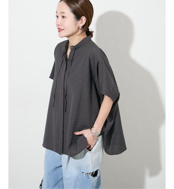 JOURNAL STANDARD「《追加2》シアーチェックポンチョブラウス」|シャツ・ブラウス|