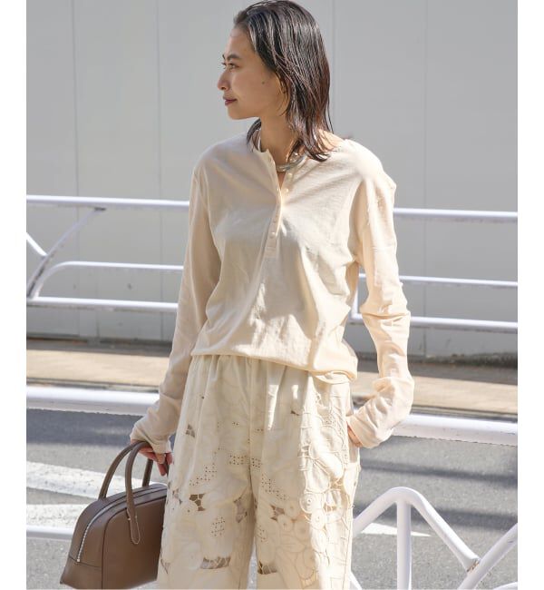 JOURNAL STANDARD「シアーコットン2WAYヘンリー」|Tシャツ・カットソー|
