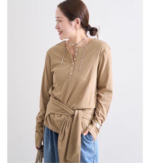 JOURNAL STANDARD「シアーコットン2WAYヘンリー」|Tシャツ・カットソー|