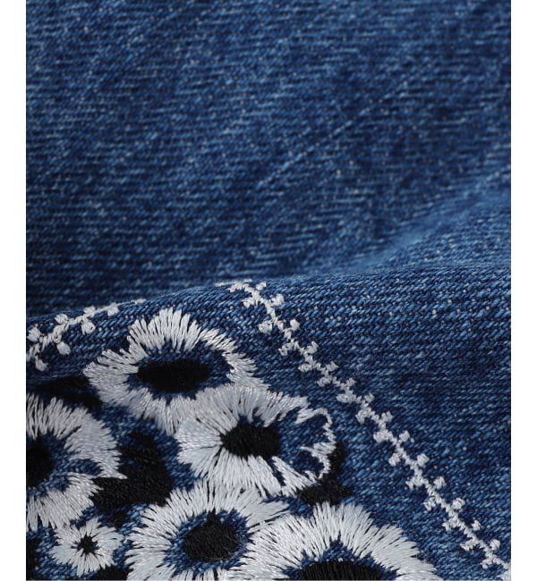 JOURNAL STANDARD「NOMARHYTHM / ノーマリズム Bandana Embroidery Denim Pant」|デニム|