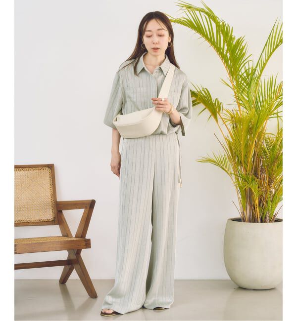 NOBLE「《予約》SUNCOO/サンクー ストライプシャツ」|シャツ・ブラウス|