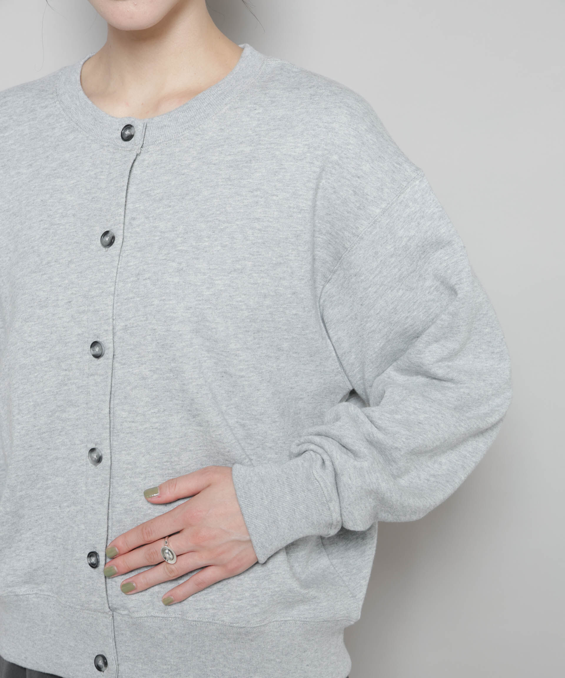 nano･universe「RUSSELL ATHLETIC/別注 Mini Logo Sweat Cardigan」|Tシャツ・カットソー|