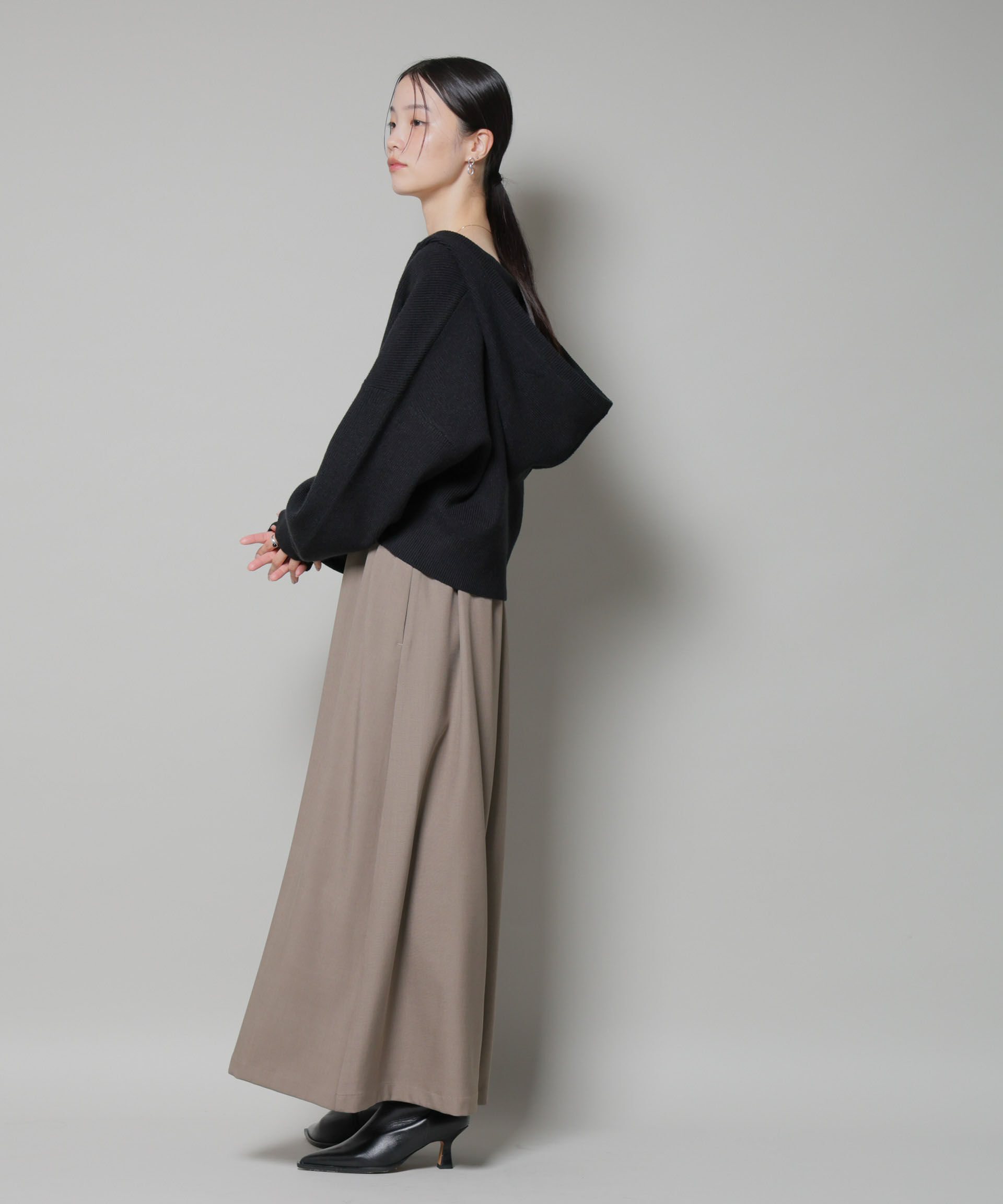 nano･universe「シャーリングサロペット」|ワンピース|