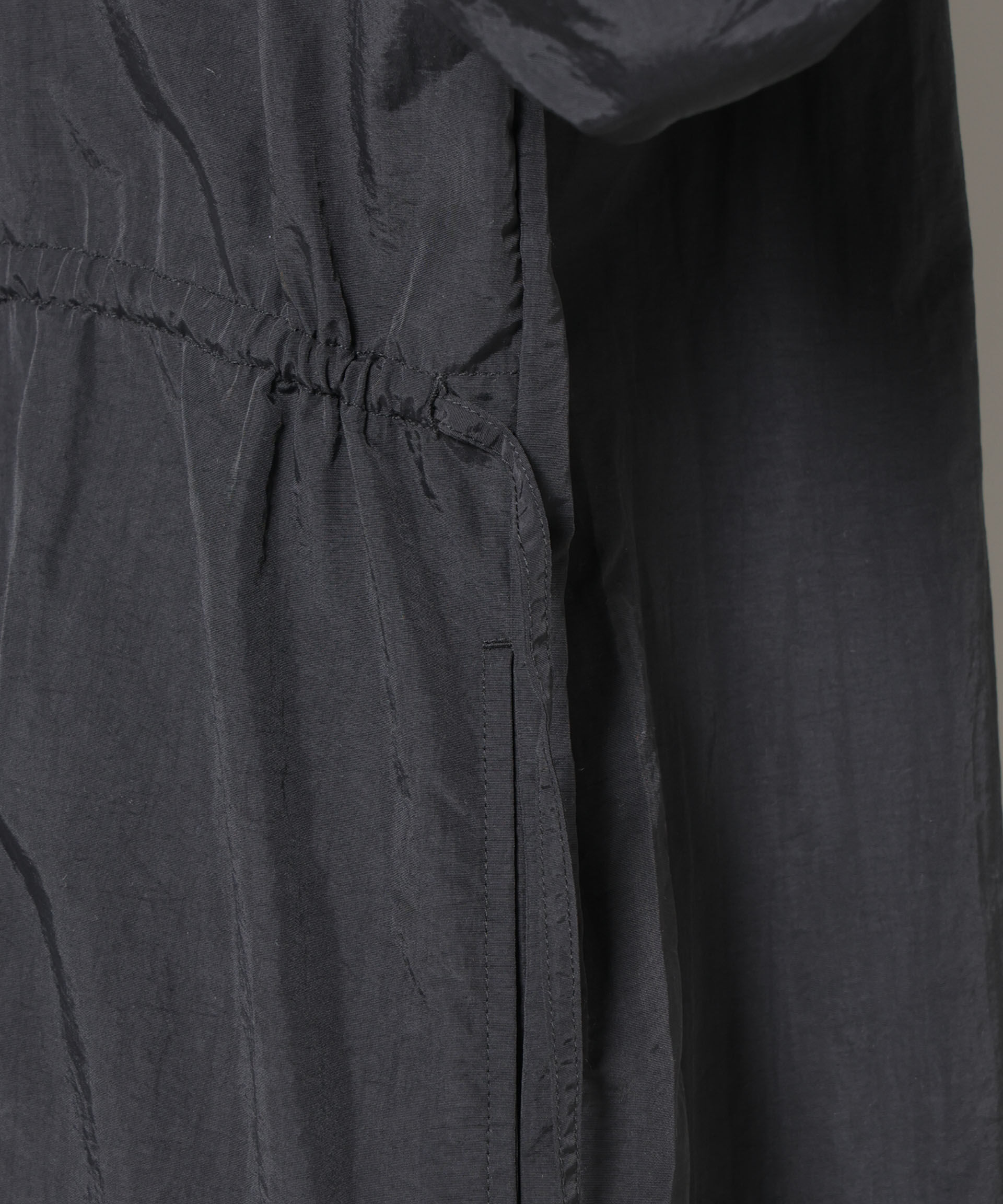 nano･universe「ナイロンタッサードロストシャツワンピース」|ワンピース|