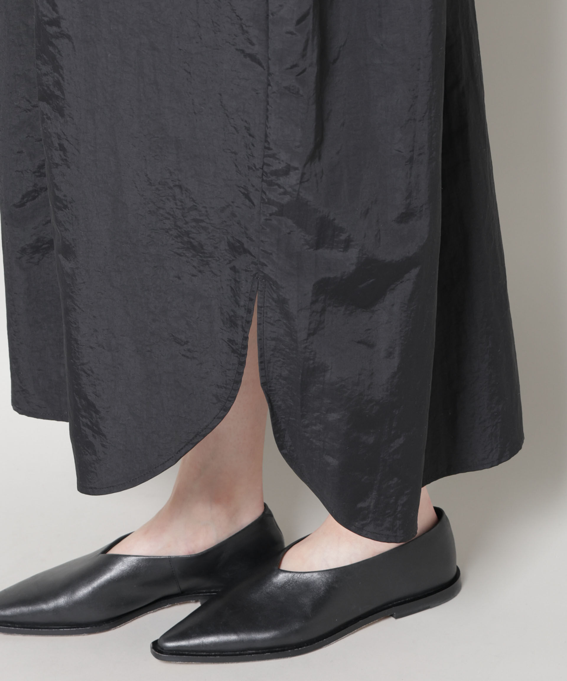 nano･universe「ナイロンタッサードロストシャツワンピース」|ワンピース|