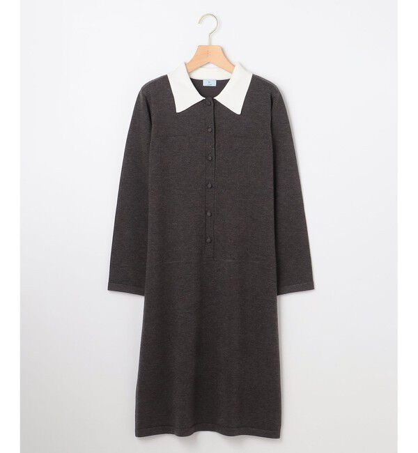 組曲「ニット襟トロンプルイユ ワンピース」|ワンピース|