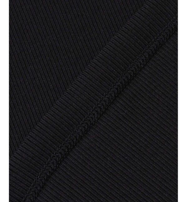 自由区「【洗える】ソフトリブ5分袖 Tシャツ」|Tシャツ・カットソー|