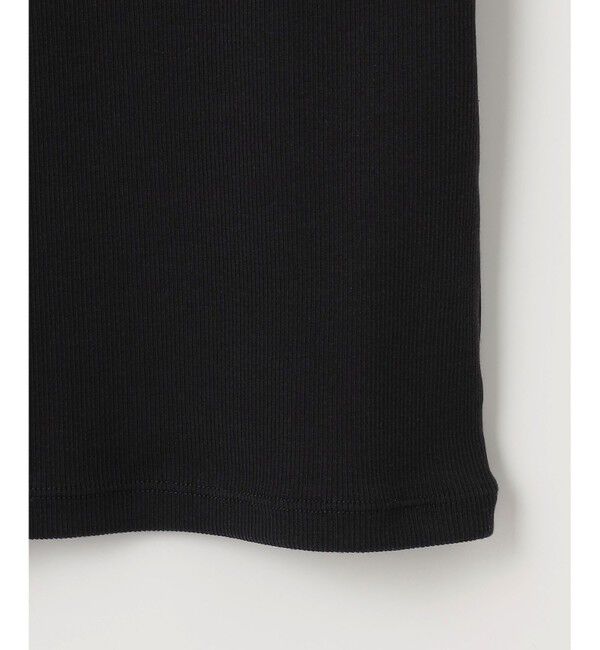 自由区「【洗える】ソフトリブ5分袖 Tシャツ」|Tシャツ・カットソー|