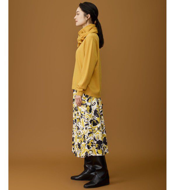 自由区「【SHIHOさん着用】ウールハイゲージVネック ニット」|ニット・セーター|