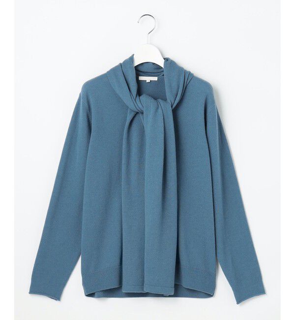 自由区「【SHIHOさん着用】ウールハイゲージVネック ニット」|ニット・セーター|