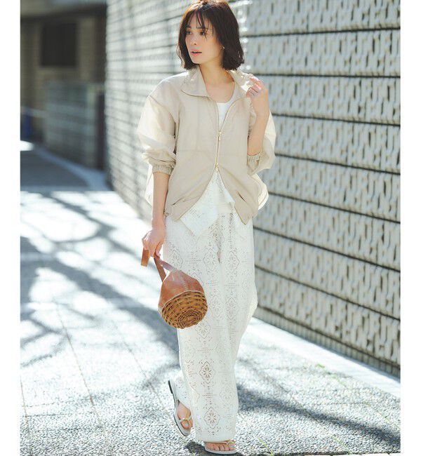 23区「ナイロンタイプライター ダブルジップ ブルゾン」|その他|