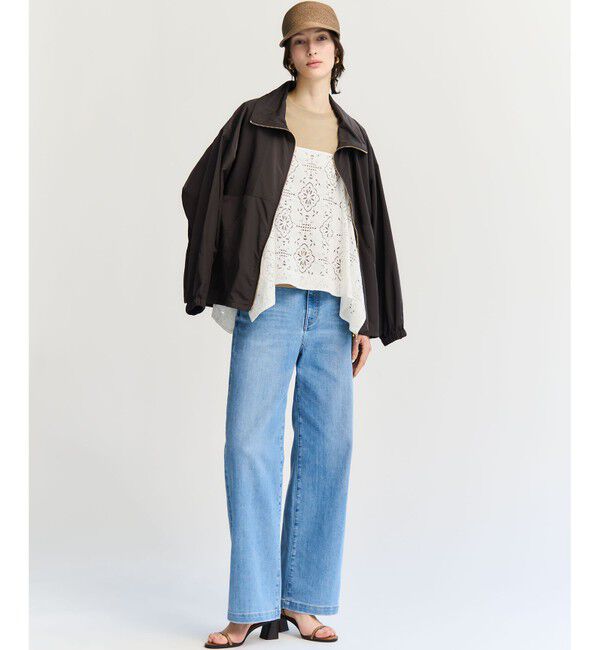 23区「ナイロンタイプライター ダブルジップ ブルゾン」|その他|