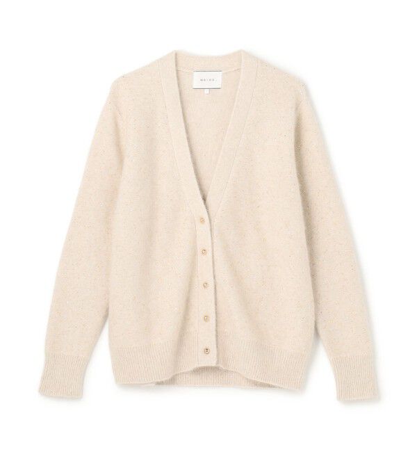 BEIGE,「【Precious掲載】AMARILLO / スパンコールフォックスニットカーディガン」|ニット・セーター|