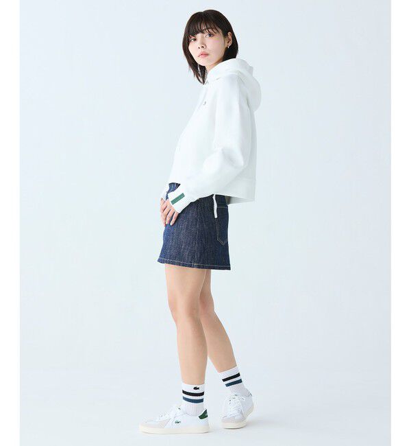 LACOSTE「ワイド＆クロップドフードスウェットパーカー / フーディー」|パーカー|