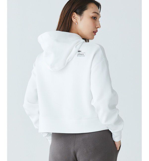 LACOSTE「ワイド＆クロップドフードスウェットパーカー / フーディー」|パーカー|