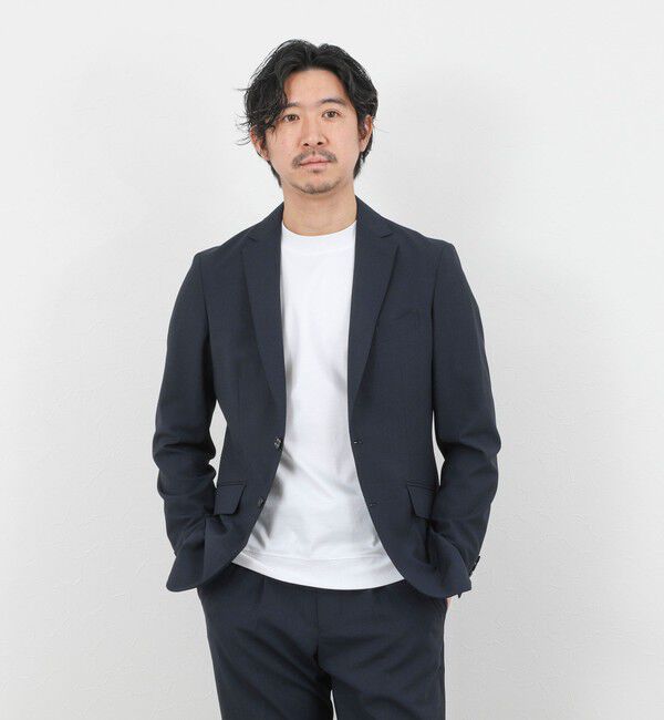 NOLLEY'S goodman「《ビジカジ/セットアップ対応》TRABEST JK トラベスト テーラードジャケット 26SS」|テーラードジャケット|ブルー系その他