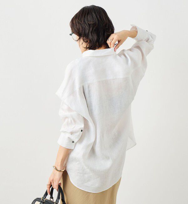 NOLLEY'S「MY STANDARD マルチWAYリネンシャツ」|シャツ・ブラウス|