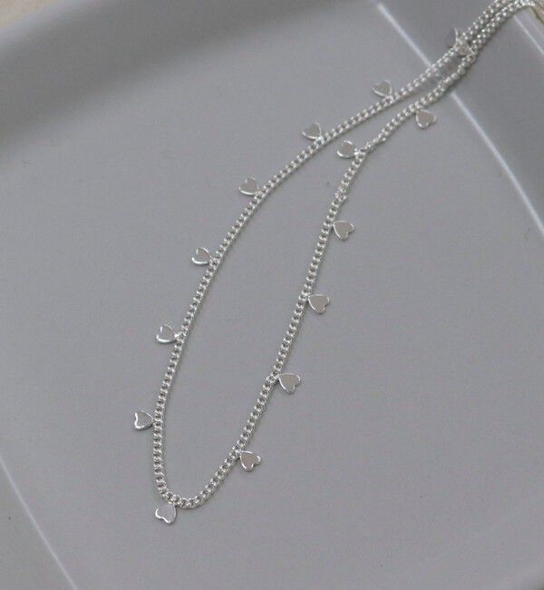 fredy emue「ハートチェーンアジャストネックレス」|ネックレス|シルバー