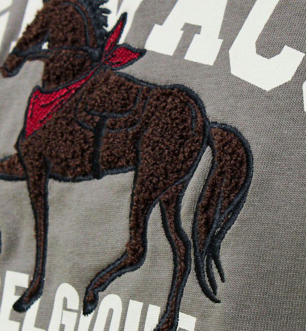 GLOSTER「【GEVACO/ゲバコ】フロントプリント刺繍Tシャツ」|Tシャツ・カットソー|