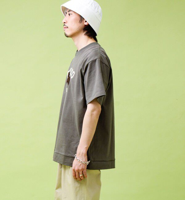 GLOSTER「【GEVACO/ゲバコ】フロントプリント刺繍Tシャツ」|Tシャツ・カットソー|