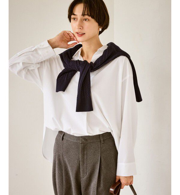 Rope&rsquo;Picnic「スキッパーシャツ/UVカット・イージーケア」|シャツ・ブラウス|