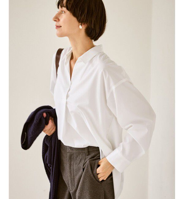 Rope&rsquo;Picnic「スキッパーシャツ/UVカット・イージーケア」|シャツ・ブラウス|