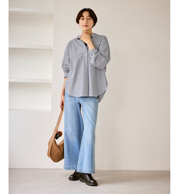 Rope&rsquo;Picnic「スキッパーシャツ/UVカット・イージーケア」|シャツ・ブラウス|