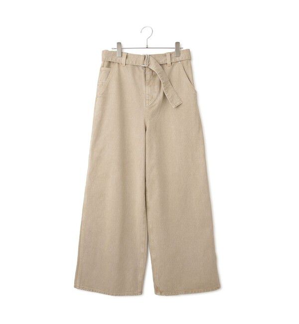 ADAM ET ROPE'「ペインターワイドパンツ」|チノ|