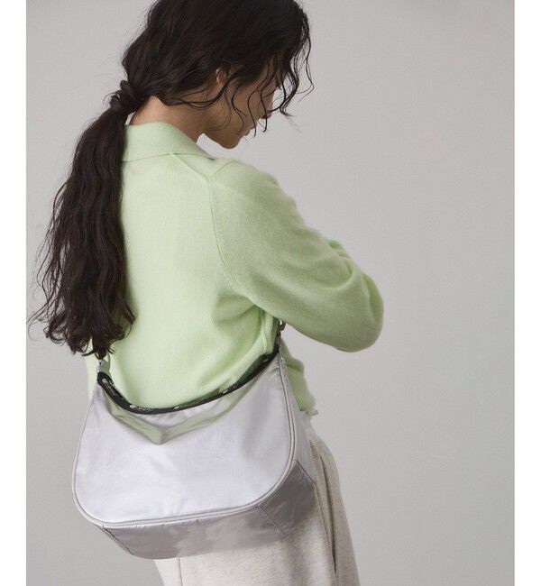 ADAM ET ROPE'「【LeSportsac for ADAM ET ROPE'】 PH N/S CONV HOBO (SHINE)」|ショルダー・メッセンジャー|シルバー(93)