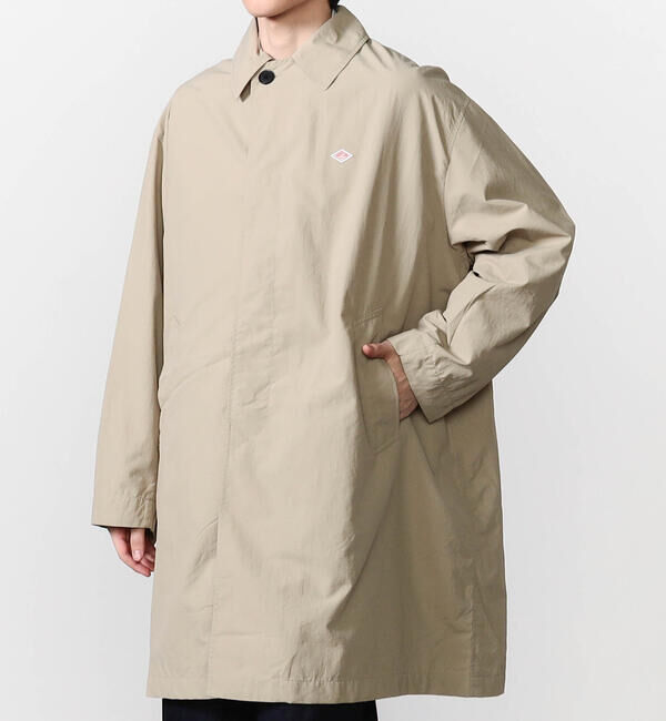 DANTON「DANTON | ナイロンタッサー ステンカラーコート MEN」|ダッフルコート|