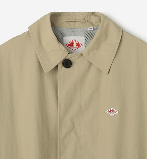 DANTON「DANTON | ナイロンタッサー ステンカラーコート MEN」|ダッフルコート|